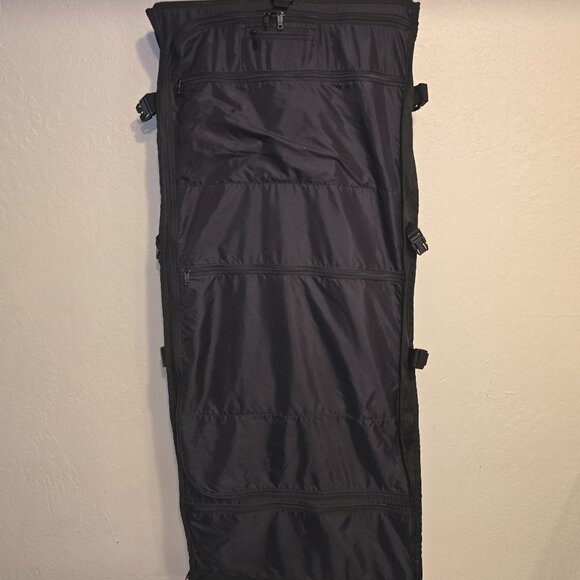 Vintage TUMI Tri-Fold Black Ballistic Nylon Carry-On Hanging Garment Bag - Picture 4 of 5